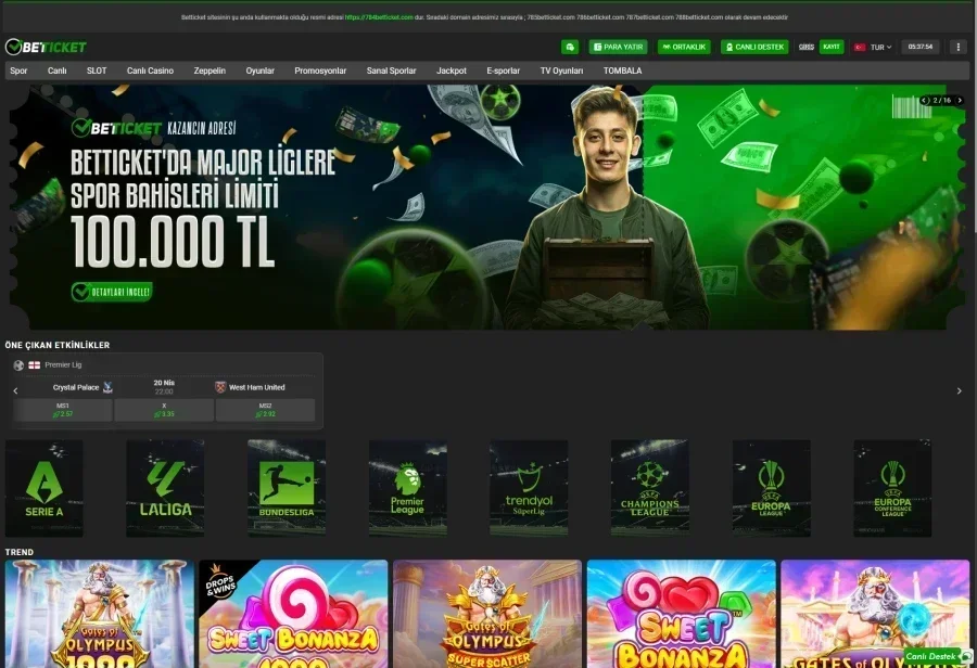 Betticket ekran görüntüsü